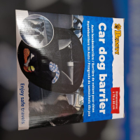 Honden barrière- auto - Veiligheidsscherm - 70 x 60 cm Zwart